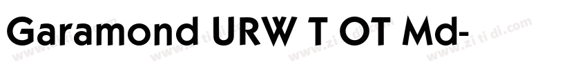 Garamond URW T OT Md字体转换